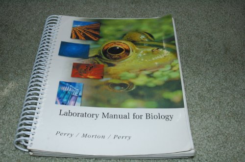 Lab Manual for Majors General Biology (9780495115052) by Perry, James W.; Morton, David; Perry, Joy B.