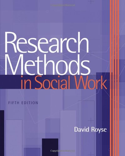 Stock image for Research Methods in Social Work for sale by SecondSale