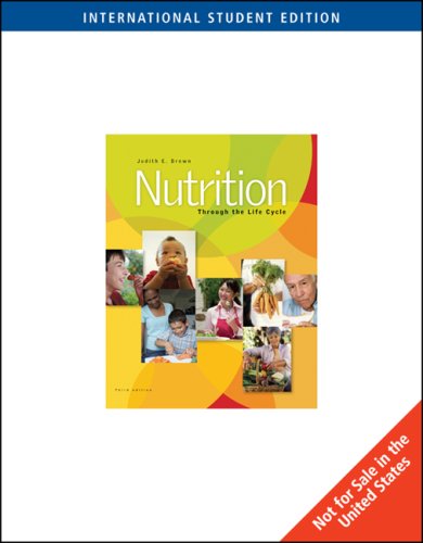 Stock image for Nutrition Through the Life Cycle (ISE) for sale by Green Street Books