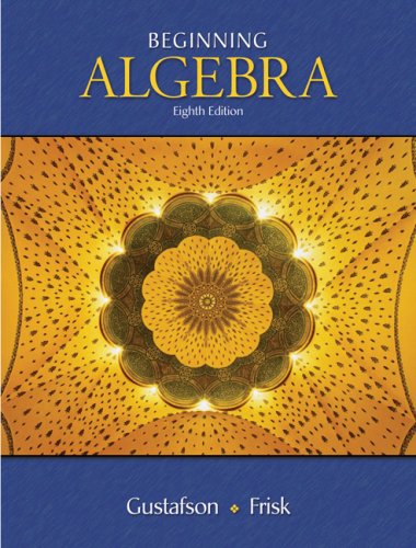 Stock image for Beginning Algebra (with CengageNOW, Personal Tutor Printed Access Card) (Available 2010 Titles Enhanced Web Assign) for sale by SecondSale