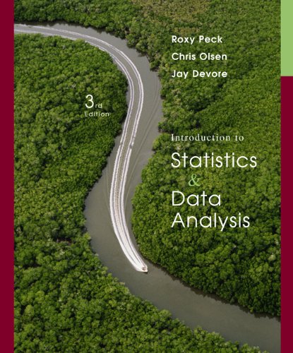Imagen de archivo de Introduction to Statistics and Data Analysis a la venta por HPB-Red