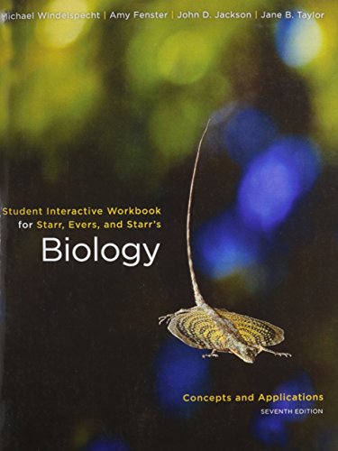 Student Interactive Workbook for Starrâ€™s Biology: Concepts and Applications, 7th (9780495119715) by Starr, Cecie