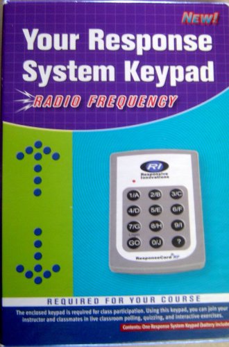 9780495121336: Title: RESPONSE SYSTEM KEYPADRADIO F