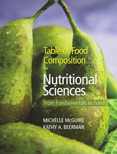 Stock image for Table of Food Composition for Nutritional Sciences [From Fundamentals to Food] for sale by Better World Books