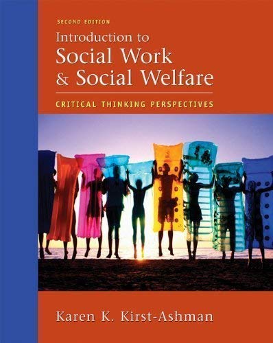 Imagen de archivo de Introduction to Social Work welfare Critical thinking perspective a la venta por Cronus Books