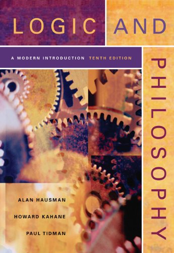 Imagen de archivo de Logic and Philosophy: A Modern Introduction a la venta por Books From California
