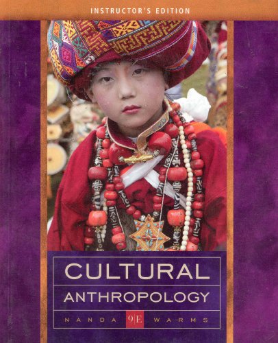 Cultural Anthropology - INSTRUCTOR'S EDITION (9780495128922) by [???]