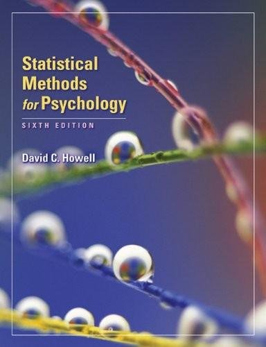 9780495129301: Statistical Methods for Psychology