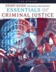 Imagen de archivo de Study Guide for Siegel/Senna's Essentials of Criminal Justice, 5th a la venta por Irish Booksellers