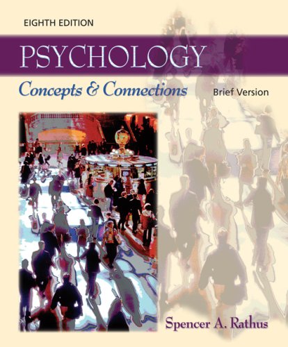 Imagen de archivo de Cengage Advantage Books: Psychology: Concepts and Connections, Brief a la venta por Hawking Books