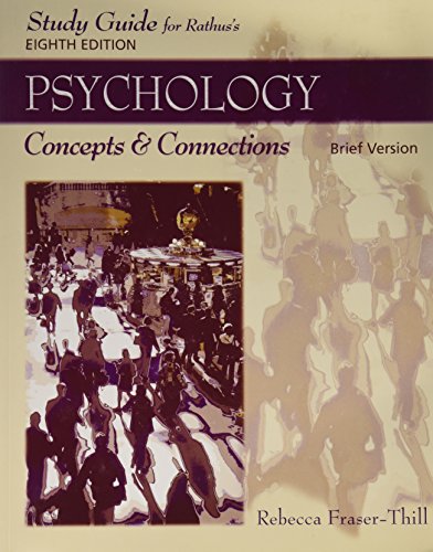 9780495172291: Study Guide for Rathus’ Psychology: Concepts and Connections, Brief Version, 8th