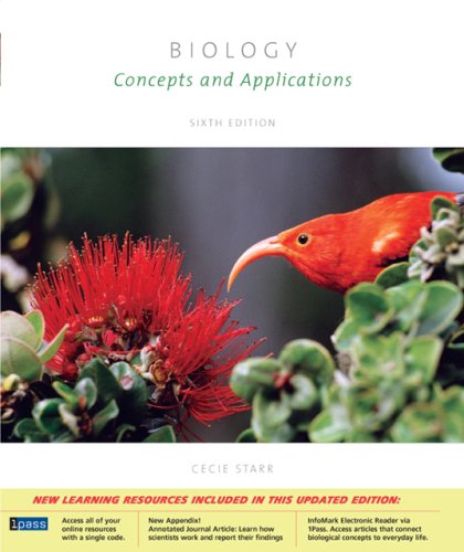 Imagen de archivo de Biology: Concepts and Applications (with CD-ROM, Cover Sheet, Audio Book PAC, Essential Study Skills, and BiologyNOW-Personal Tutor with SMARTHINKING, InfoTrac® PAC) a la venta por Books From California
