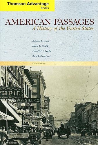 Imagen de archivo de Thomson Advantage Books: American Passages: A History of the United States, Compact Edition a la venta por SecondSale