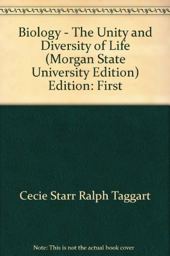 9780495242758: Biology-the Unity and Diversity of Life, Morgan State University, Biol 101