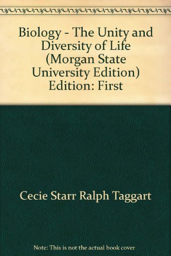 Stock image for Biology - The Unity and Diversity of Life (Morgan State University Edition) for sale by BookHolders