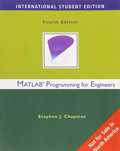 9780495244516: MATLAB Programming for Engineers - International Student Edition