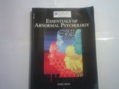 Imagen de archivo de Essentials of Abnormal Psychology (Kaplan University Edition) a la venta por Wonder Book