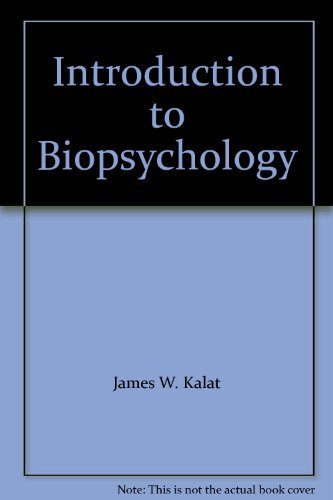 Beispielbild fr Introduction to Biopsychology zum Verkauf von HPB-Red