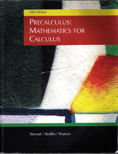Imagen de archivo de Precalculus: Mathematics for Calculus a la venta por a2zbooks