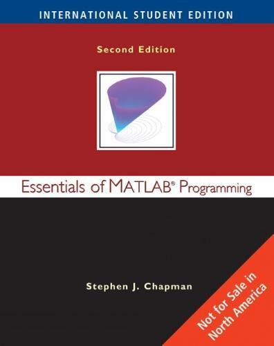 9780495295709: Essentials of MATLAB Programming