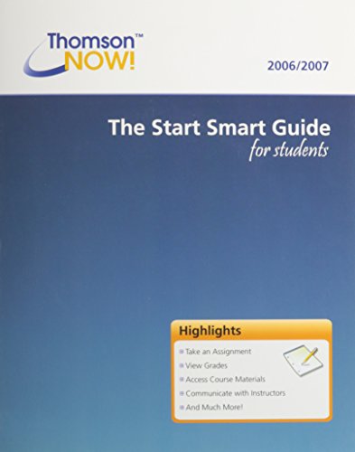 Stock image for Thomson Now the Start Smart Guide for Students W/Cd 2006/2007 for sale by a2zbooks
