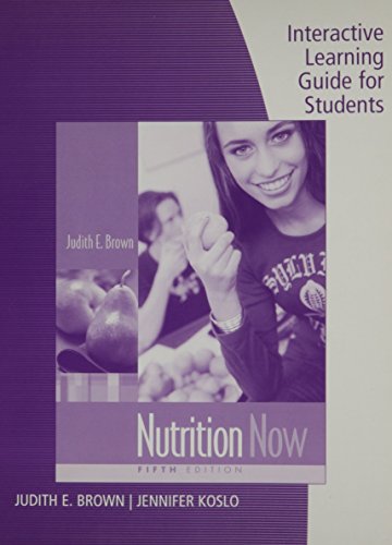 Stock image for Nutrition Now: Interactive Learning Guide for sale by The Book Cellar, LLC