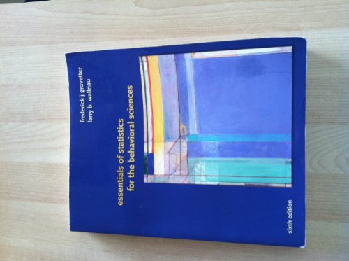 Beispielbild fr Essentials of Statistics for the Behavioral Sciences zum Verkauf von Wonder Book
