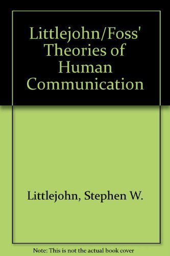 Imagen de archivo de Instructor S Edition for Littlejohn/Foss Theories of Human Communication, 9th a la venta por ThriftBooks-Atlanta