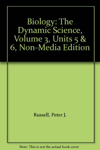 Biology: The Dynamic Science, Non-media Edition (9780495385523) by Russell, Peter J.; Wolfe, Stephen L.; Hertz, Paul E.; Starr, Cecie; McMillan, Beverly