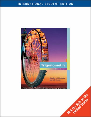 9780495386261: Trigonometry, International Edition