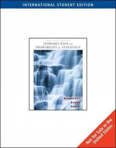 Stock image for Introduction to Probability and Statistics for sale by Better World Books Ltd