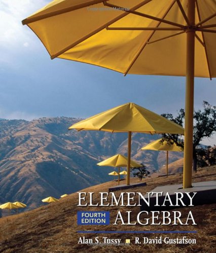 Beispielbild fr Elementary Algebra (Available 2010 Titles Enhanced Web Assign) zum Verkauf von SecondSale