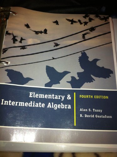 Immagine dell'editore per Elementary and Intermediate Algebra venduto da SecondSale