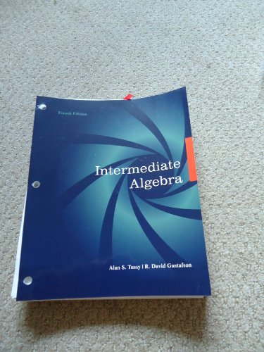 Imagen de archivo de Intermediate Algebra a la venta por ThriftBooks-Dallas