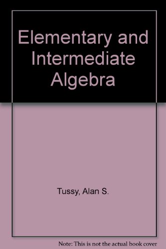 9780495390022: Elementary and Intermediate Algebra