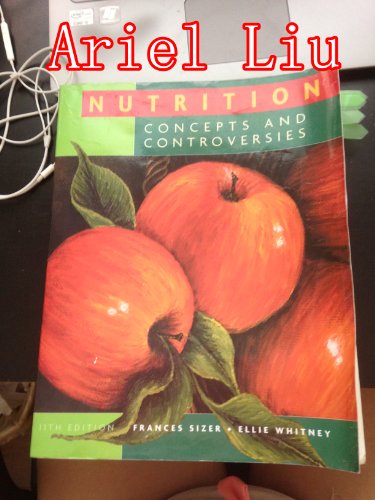 Beispielbild fr Nutrition : Concepts and Controversies zum Verkauf von Better World Books: West