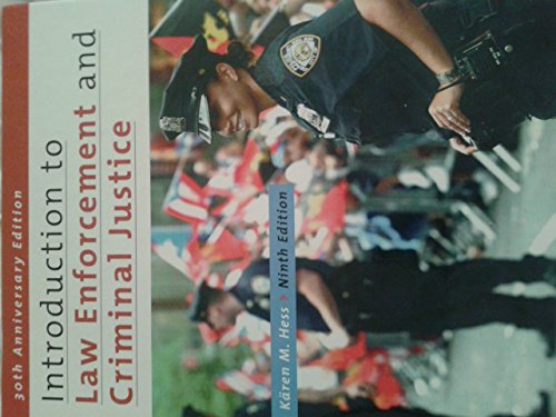 Imagen de archivo de Introduction to Law Enforcement and Criminal Justice a la venta por Goodwill