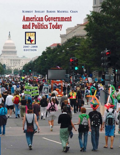 Imagen de archivo de American Government and Politics Today - Texas Edition, 2007-2008 (Available Titles CengageNOW) a la venta por HPB-Red