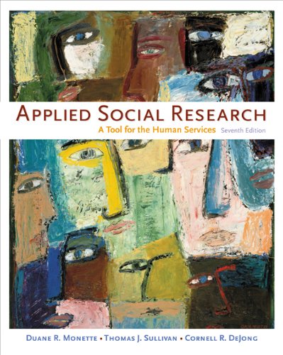 Stock image for Applied Social Research: A Tool for the Human Services for sale by SecondSale