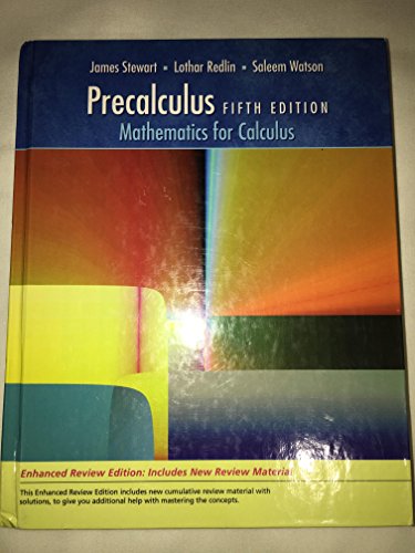Stock image for Precalculus: Mathematics for Calculus, Enhanced Review Edition, 5th Edition for sale by HPB-Red