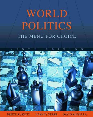 Stock image for World Politics: The Menu for Choice for sale by Open Books