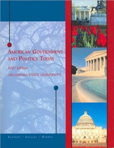 Beispielbild fr American Government and Politics Today 2007 Edition zum Verkauf von ThriftBooks-Dallas