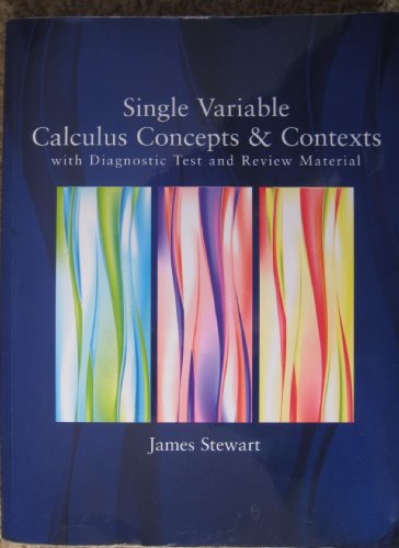 9780495451860: Single Variable Calculus Concepts & Contexts with diagnostic test and review materials