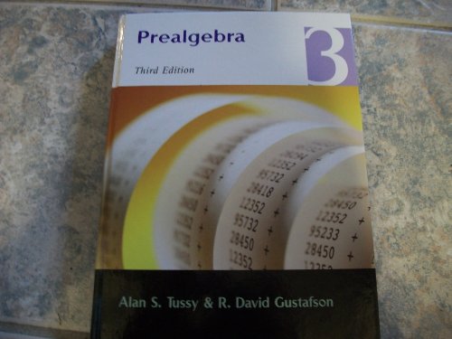 Stock image for Prealgebra 3 Third Edition for sale by Better World Books