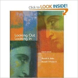 Beispielbild fr Looking Out, Looking In 12th Enhanced Edition zum Verkauf von SecondSale