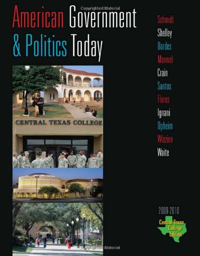 Stock image for Central Texas College American Government for sale by St Vincent de Paul of Lane County