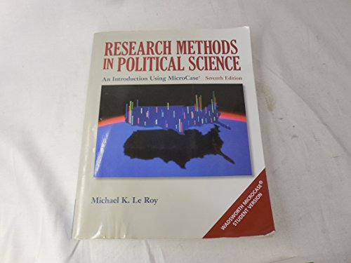 9780495502838: Research Methods in Political Science: An Introduction Using Microcase Explorit