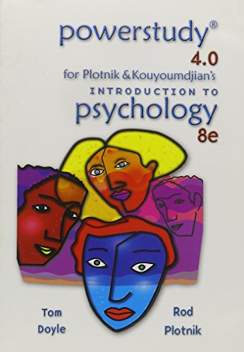 Stock image for PowerStudy 4.0 for Plotnik/Doyle's Introduction to Psychology 1st for sale by SecondSale