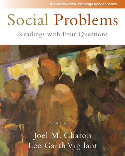 9780495504313: Social Problems: Readings with Four Questions (Wasdworth Sociology Reader)