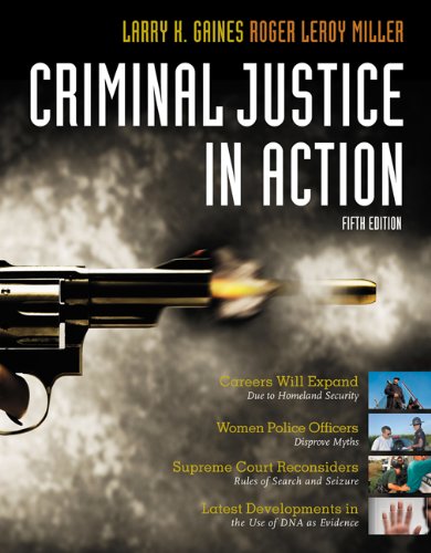 9780495505457: Criminal Justice in Action